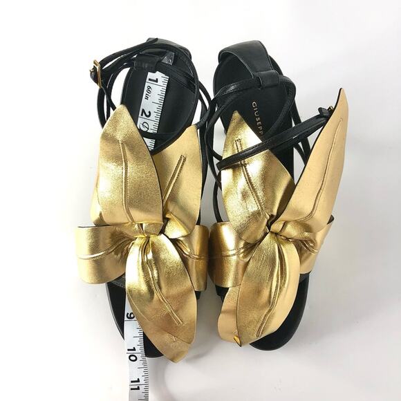 NEW Giuseppe Zanotti Lilium Flower Appliqué Strappy High Heel Sandals 38.5 - Picture 10 of 10